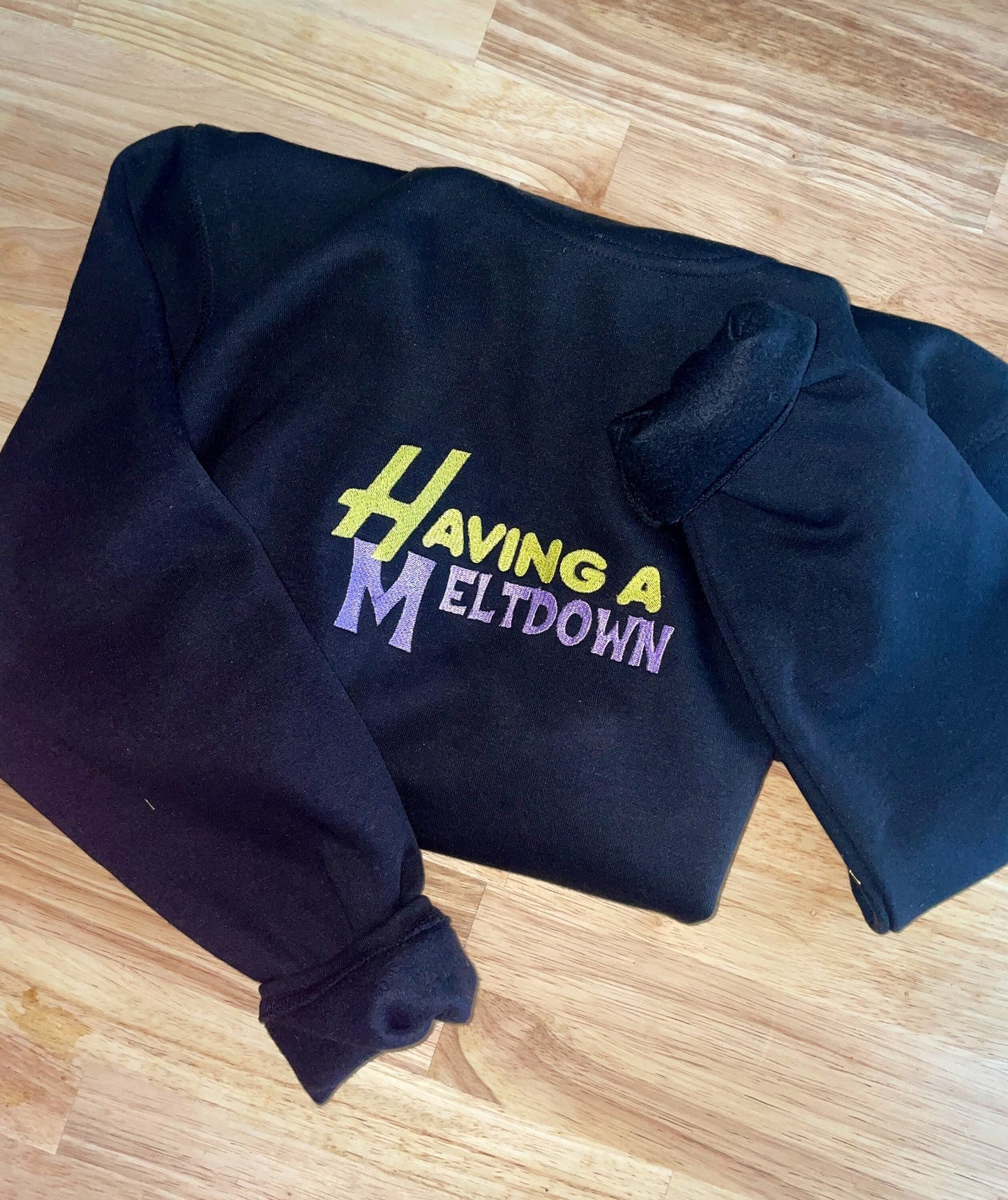 Having a Meltdown Embroidered Sweatshirt - Embroidered Crewneck - Custom Sweatshirt - Custom Sweater - Harry Sweatshirt