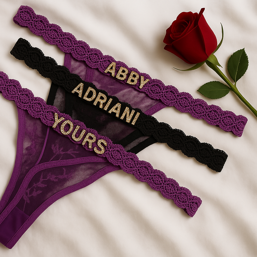 Custom Thong With Name