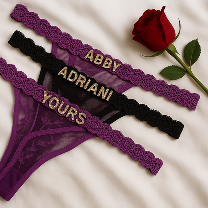 Custom Thong With Name