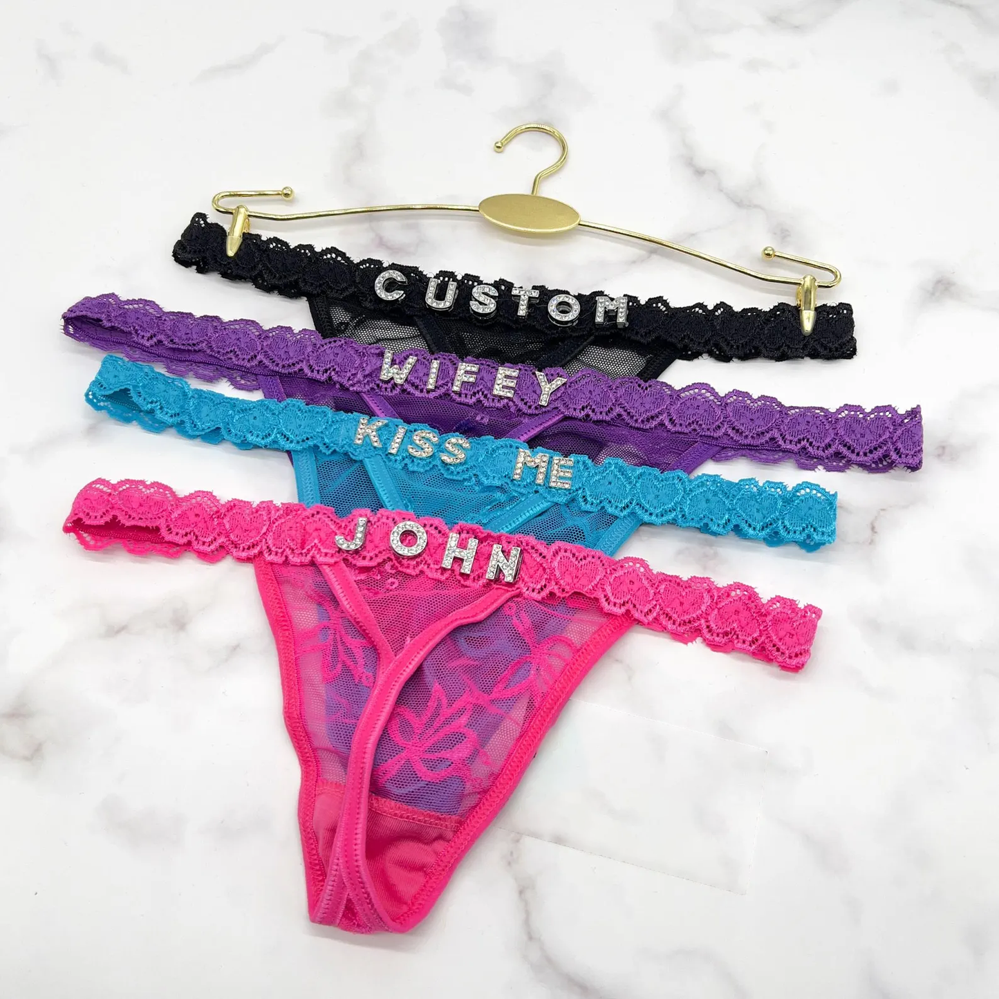 Custom Thong With Name