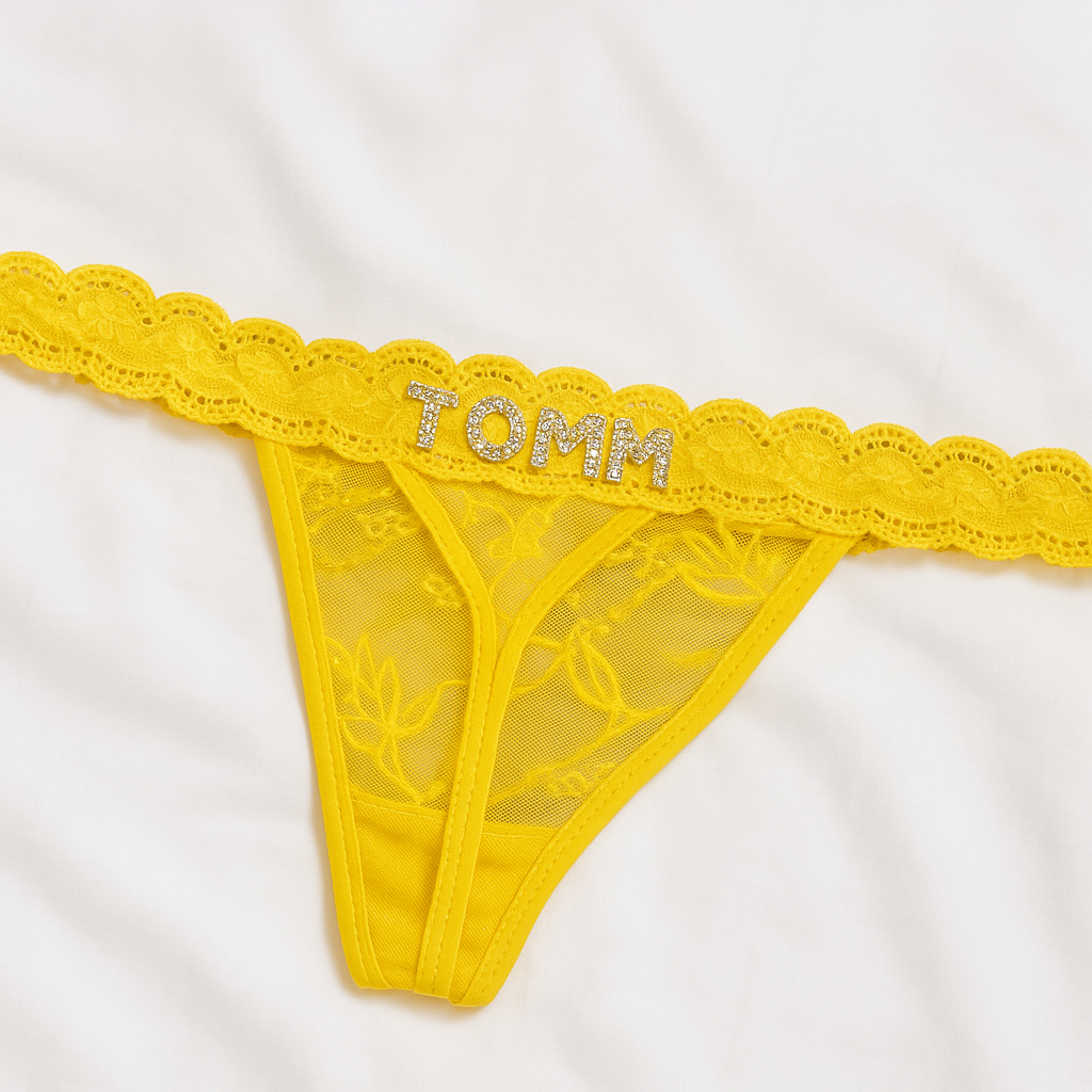 Custom Thong With Name