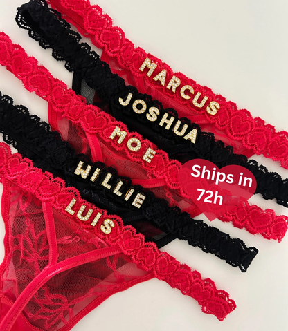 Custom Thong With Name