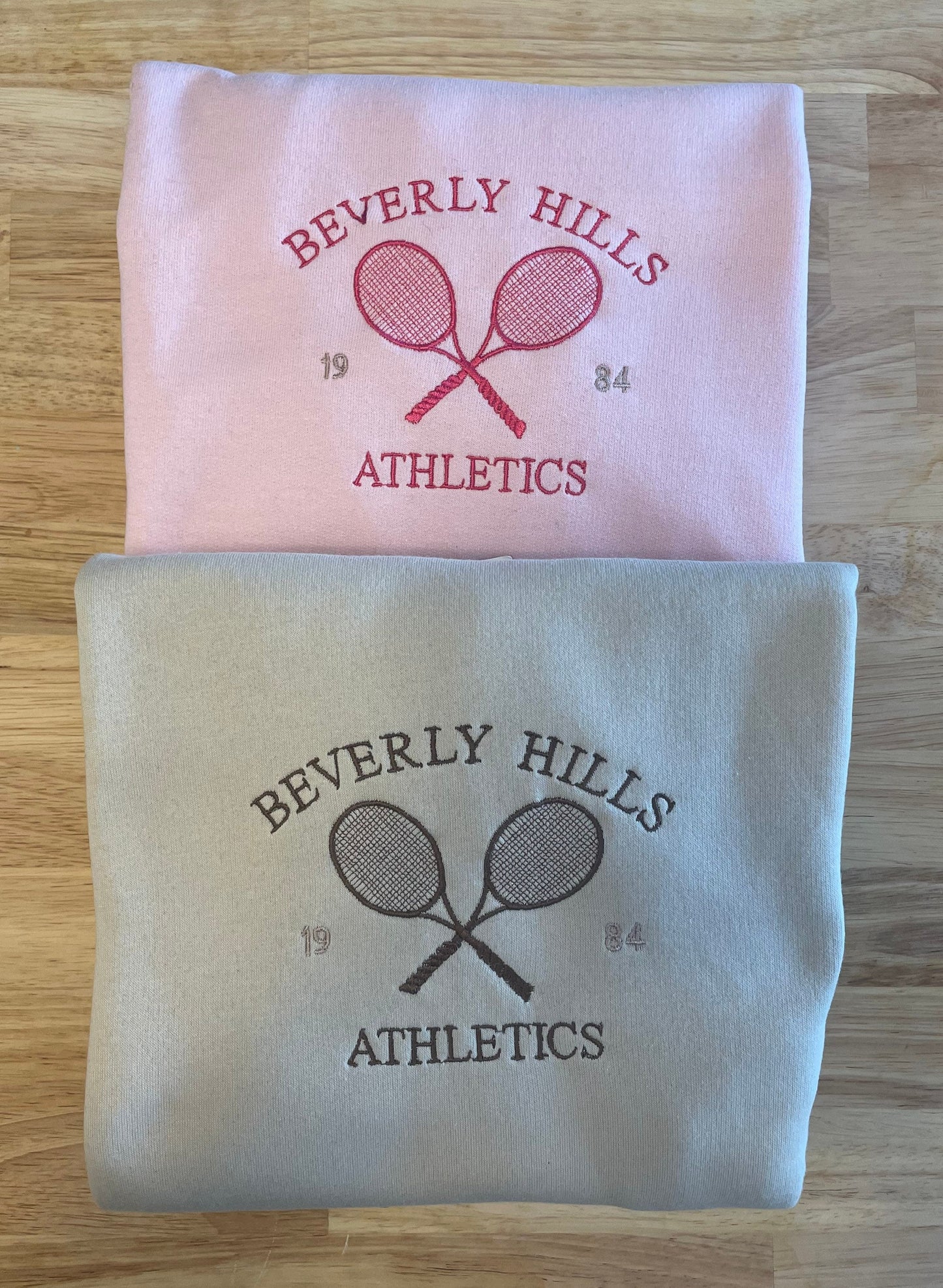 Beverly Hills Athletics Embroidered Sweatshirt - Embroidered Crewneck - Custom Sweatshirt - Custom Sweater