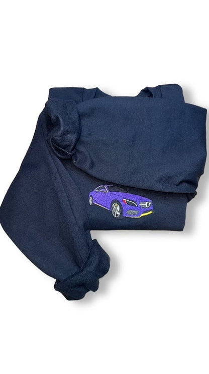 Custom Embroidered Car Sweatshirt, Personalized Gift for Him or Her, Gift For Dads, Car Lover, Pickup Truck Owner, Car Crewneck,