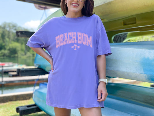 Comfort Colors Beach Bum Summer T-Shirt, Beach T-Shirt, Ocean Shirt, Girls Trip Gift, Vacation Shirt, VSCO girl, Vacay Mode, Aesthetic Shirt