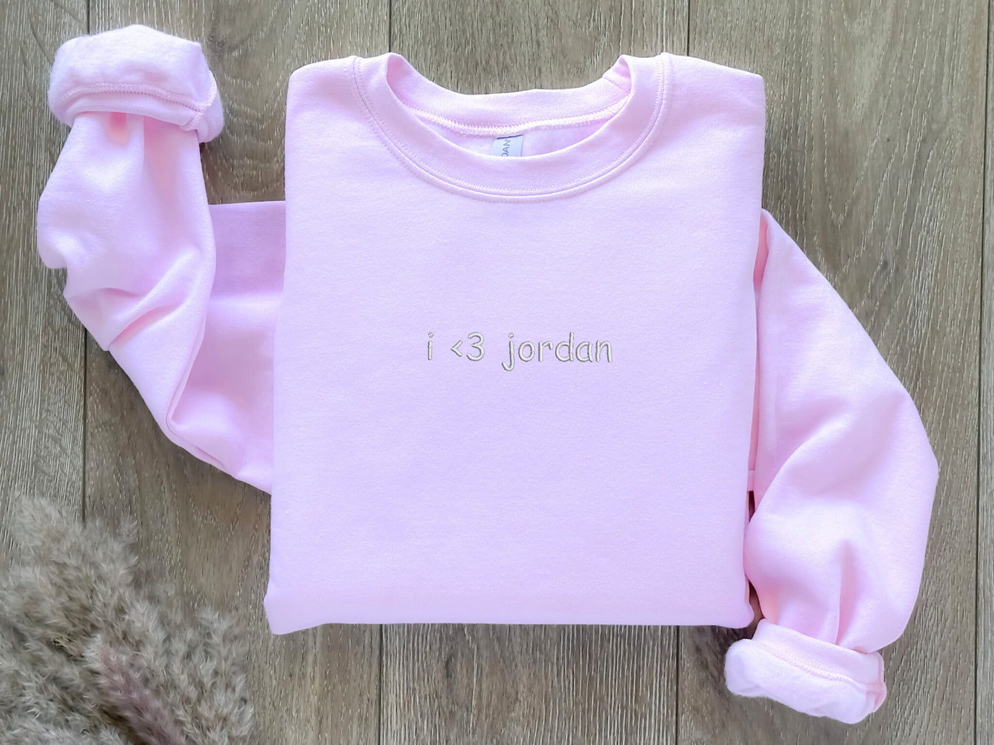 EMBROIDERED| Custom Sweatshirt, Personalized Gift, Gift for Her and Him, Couples Gift, Unique Gift, Custom Embroidered Sweater, Name Shirt