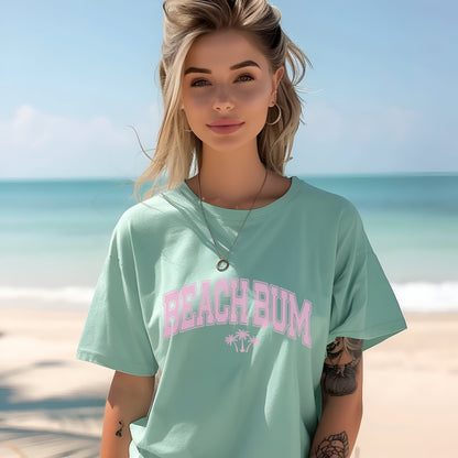 Comfort Colors Beach Bum Summer T-Shirt, Beach T-Shirt, Ocean Shirt, Girls Trip Gift, Vacation Shirt, VSCO girl, Vacay Mode, Aesthetic Shirt