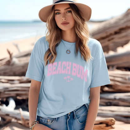 Comfort Colors Beach Bum Summer T-Shirt, Beach T-Shirt, Ocean Shirt, Girls Trip Gift, Vacation Shirt, VSCO girl, Vacay Mode, Aesthetic Shirt