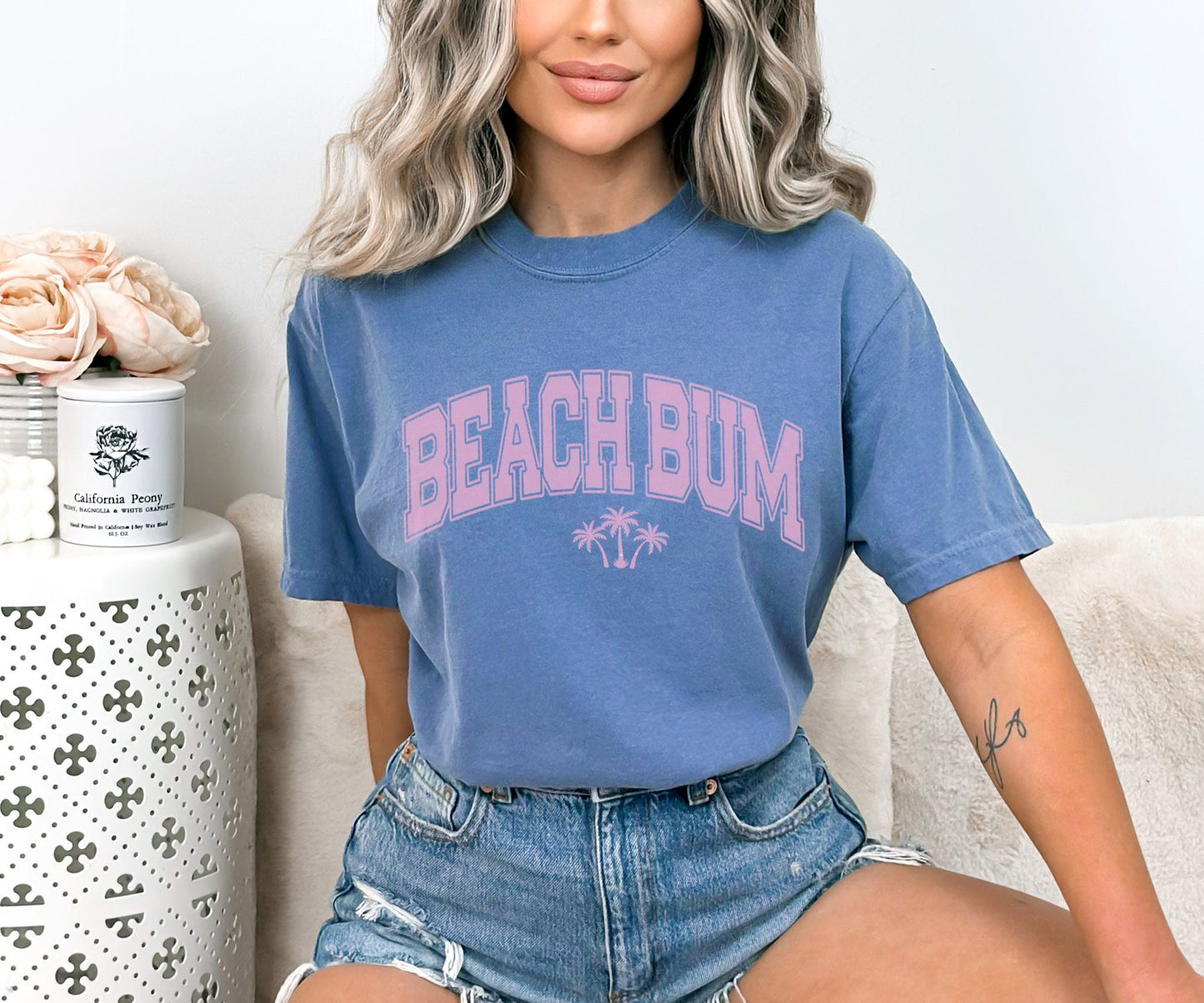 Comfort Colors Beach Bum Summer T-Shirt, Beach T-Shirt, Ocean Shirt, Girls Trip Gift, Vacation Shirt, VSCO girl, Vacay Mode, Aesthetic Shirt