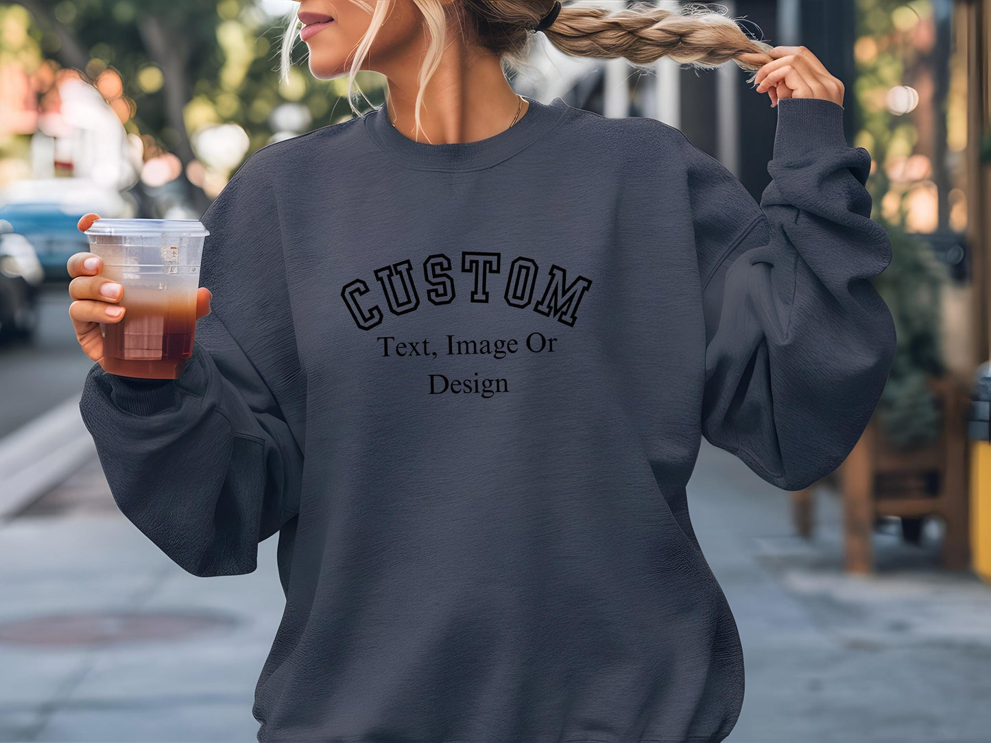 Custom Embroidered Sweatshirt - Embroidered Crewneck - Custom Sweatshirt - Custom Sweater